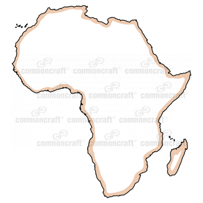 Africa Continent Map