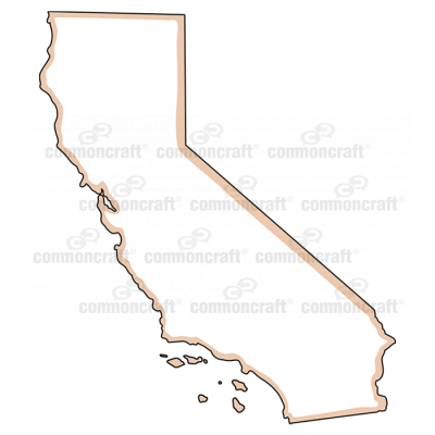 California State US Map