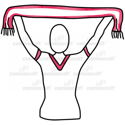 Female Fan Scarf