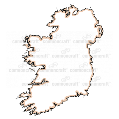 Ireland Northern Ireland Map