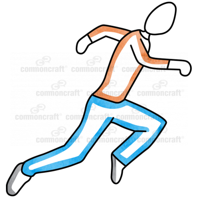 Jumper in Air Orange