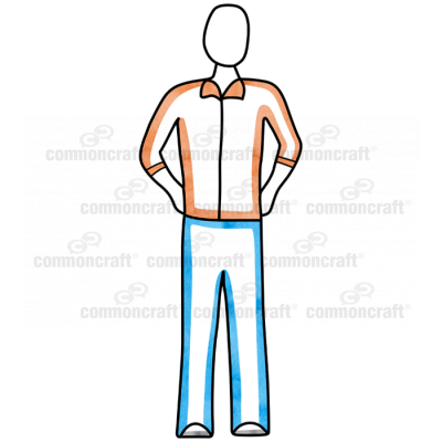 Jumper Standing Orange