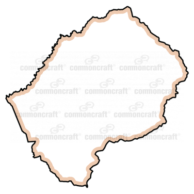 Lesotho Map