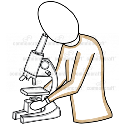 Microscope Person
