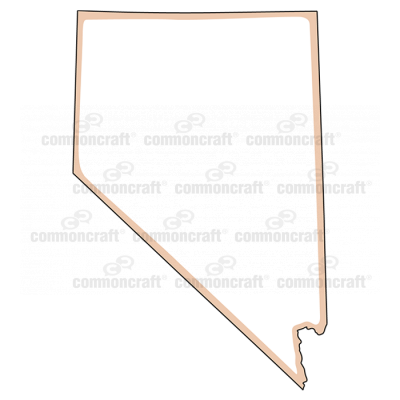 Nevada State US Map