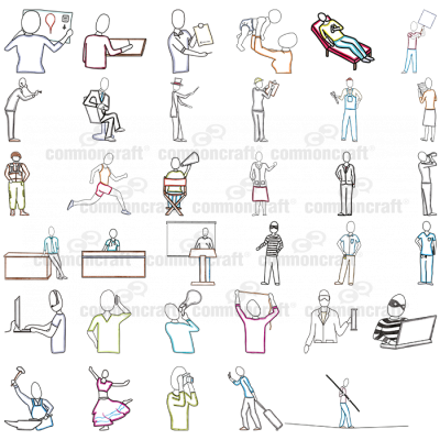 Pack of Profession-related Cut-outs 1