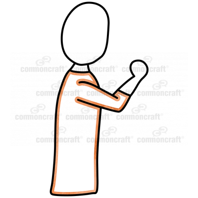 Pointer Person Fist 1