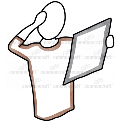 Reader Person Thinking