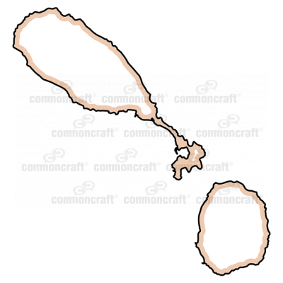 Saint Kitts and Nevis Map