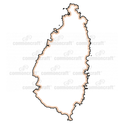Saint Lucia Map