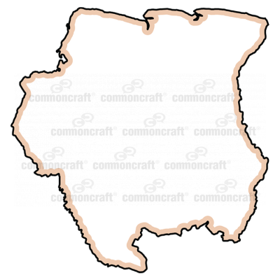 Suriname Map