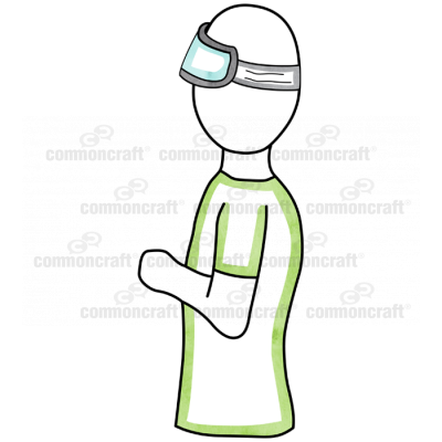 Virtual Reality Person Up 1