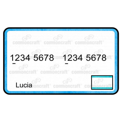 Credit Card Blue