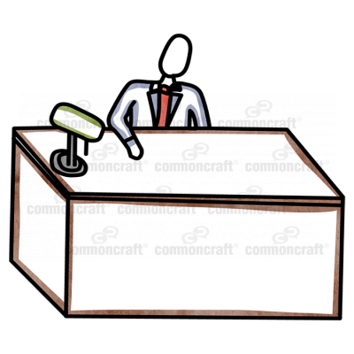 Desk Person Business