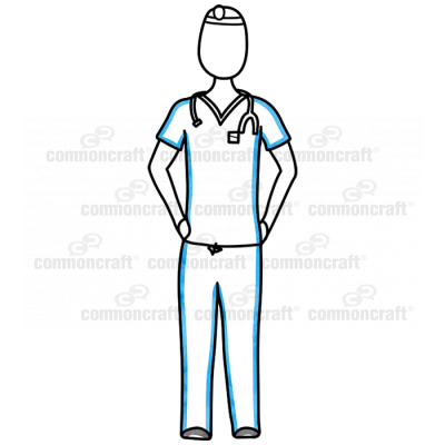 Doctor Stand Scrubs