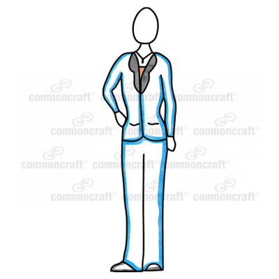 Female Business Standing