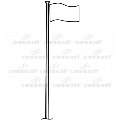 Flagpole Flag Common Craft