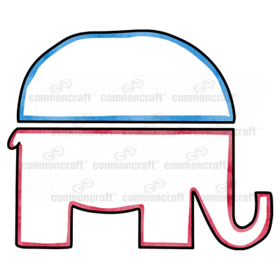 US Republican GOP Party Elephant