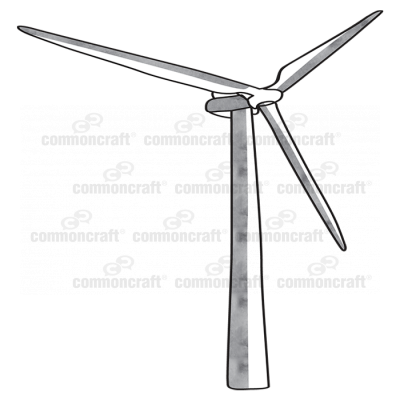 Modern Wind Turbine