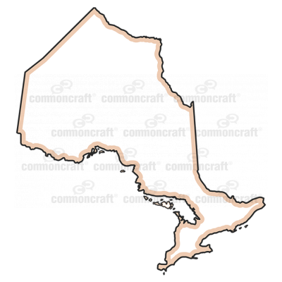 Ontario Province Canada Map