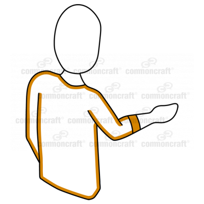 Person Talking Shoulder Hand Out EA
