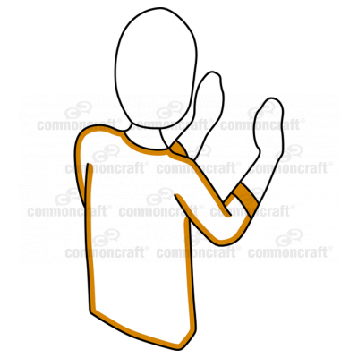 Person Talking Shoulder Hands Up EA