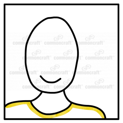 Portrait Icon Headshot Gold