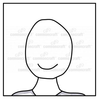 Portrait Icon Headshot Grey