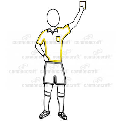 Referee Yellow Card