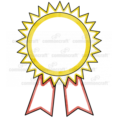 Ribbon Red Gold
