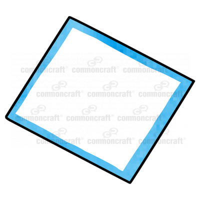 Sheet Rectangle Blue