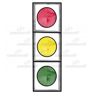 Traffic Stop Light Red Yellow Green