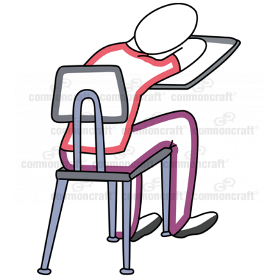 Student Back Chair Sleep V1