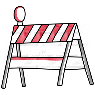 Traffic Barricade Red